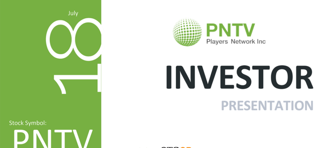Players Network Publishes Investor Presentation, Announces Webinar and Provides an Update on Green Leaf Farms California and Nevada