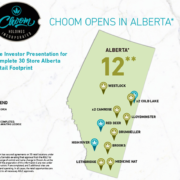 Choom Acquires Alberta Retail Stores (OTCQB: CHOOF CSE:CHOO)