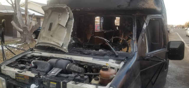 Cannabis party bus — Dab Space Station — goes up in flames in Lakewood