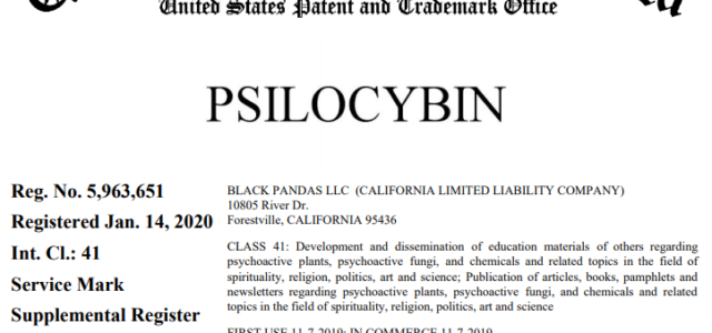 USPTO Grants Trademark for PSILOCYBIN, But Don’t Get Too Worked Up Yet