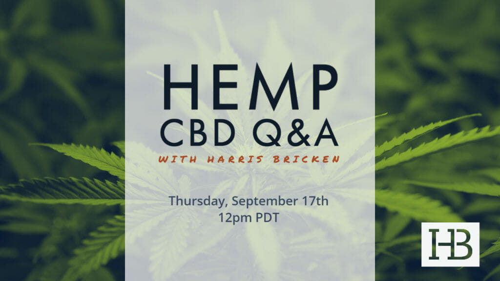 HEMP CBD WEBINAR