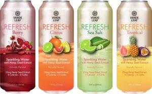 Verde Leaf ™ Introduces REFRESH™ a CBD Sparkling Water
