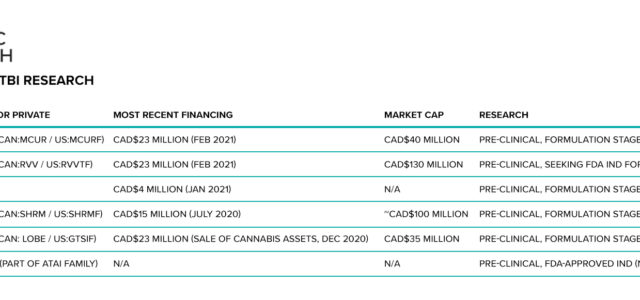 Traumatic Brain Injury (TBI): Six Psychedelics Companies Target $120 Billion Market