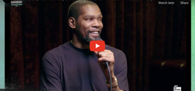 NBA Star Kevin Durant Partners with Weedmaps to Focus on Destigmatizing Cannabis