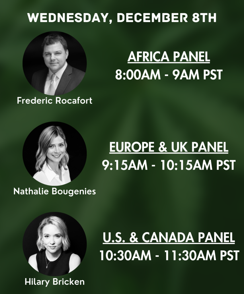 FREE Webinar Cannabis – A Global New High