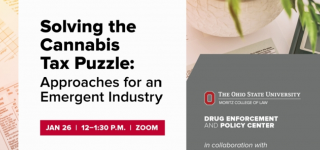Free Webinar Today! Solving the Cannabis Tax Puzzle