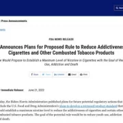 TAAT® Prepares to Capitalize on Recently Announced Plans for a New U.S. Nicotine Rule