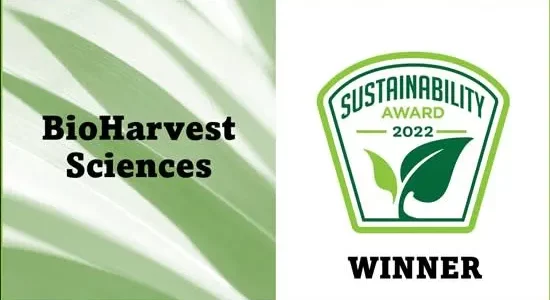 Business Intelligence Group Awards BioHarvest Sciences with the Prestigious Sustainability Leadership Award