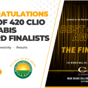 Congratulations Best of 420 Clio Cannabis Award Finalists