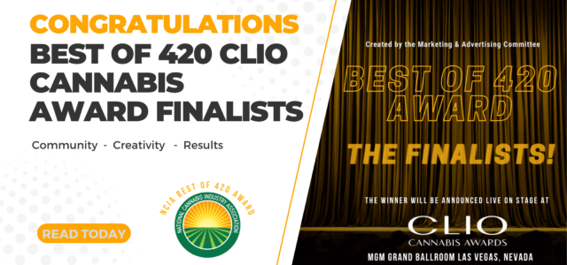 Congratulations Best of 420 Clio Cannabis Award Finalists